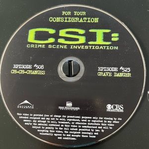 DVD CSI - special “for your consideration”